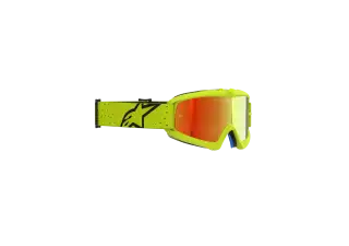 5140127 5002 VISION YOUTH VESTA GOGGLE YELLOW FLUO BLACK MIRROR RED R2