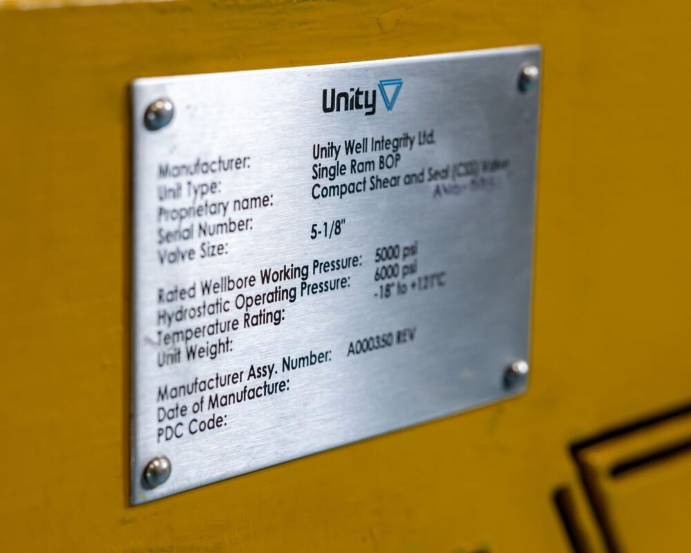 Unity product plate