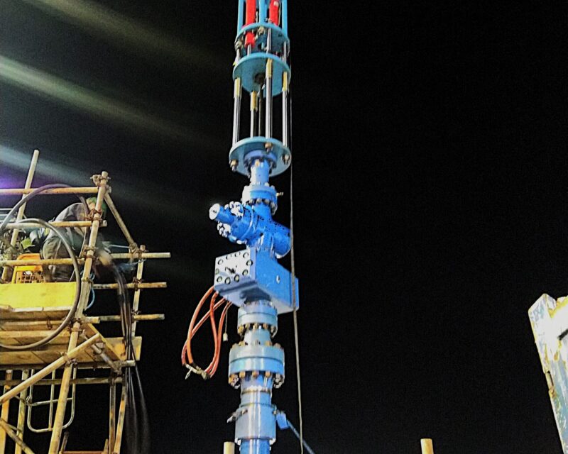 SIS Gas Well Tree Repair offshore