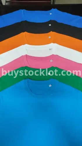 Men's S/S R/N Multicolor Solid T-Shirt.