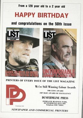 Issue 50 — Back cover