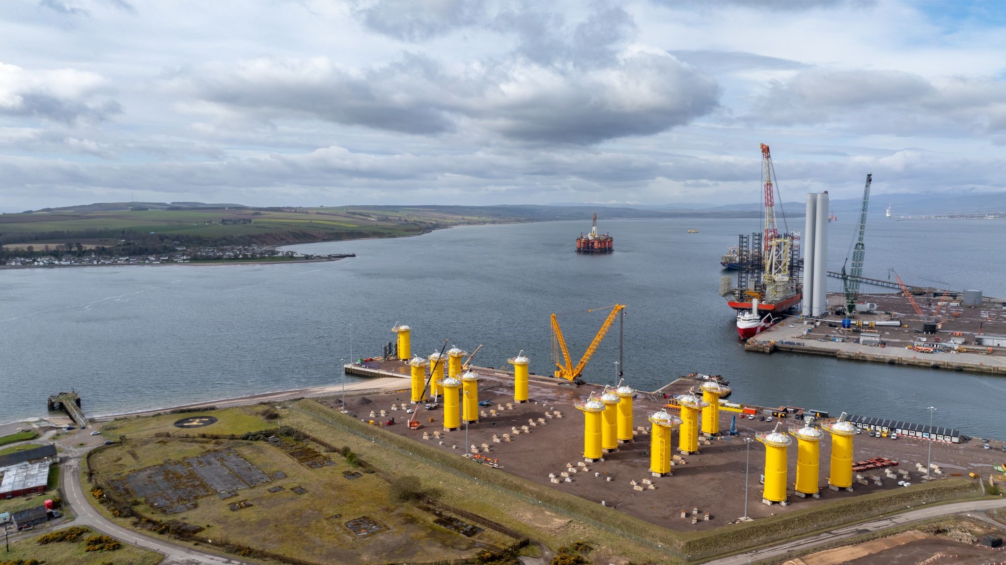 Port of Nigg completes the first phase of the Moray West Offshore Wind Farm. June 13, 2024. 