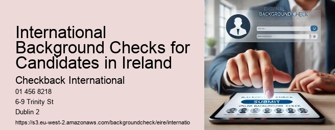 International Background Checks for Candidates in Ireland