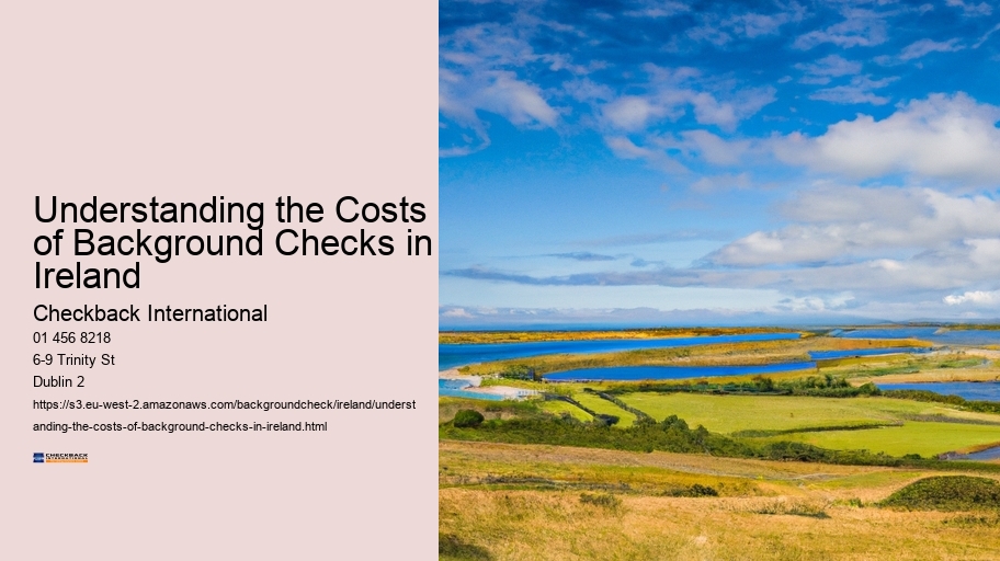 Understanding the Costs of Background Checks in Ireland