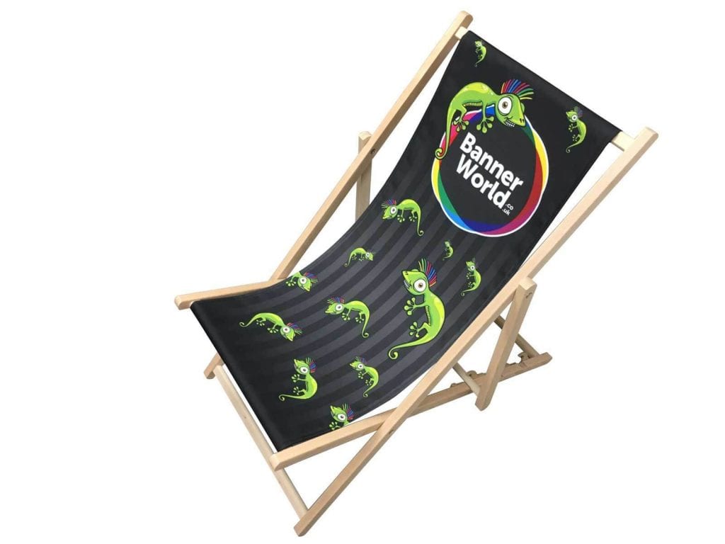 Personalised Wooden Deck Chair