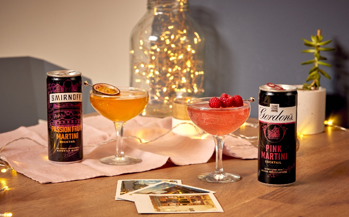 New Gordon's and Smirnoff pre-mix cocktails