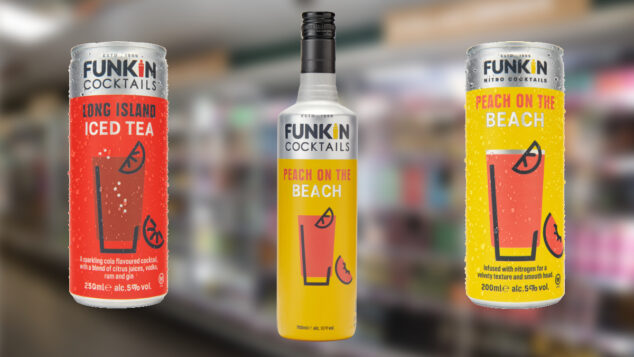 funkin cocktails peach on the beach