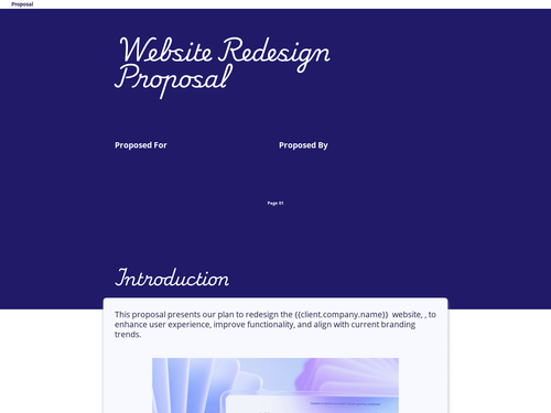 Website Redesign Proposal