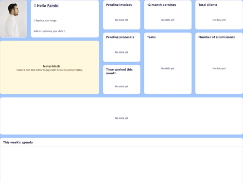 Freelancer's Dashboard