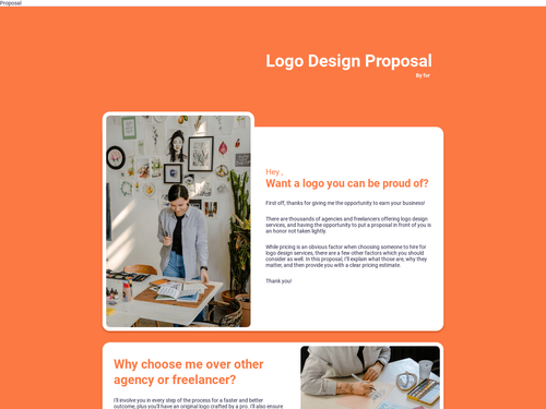 Logo design proposal