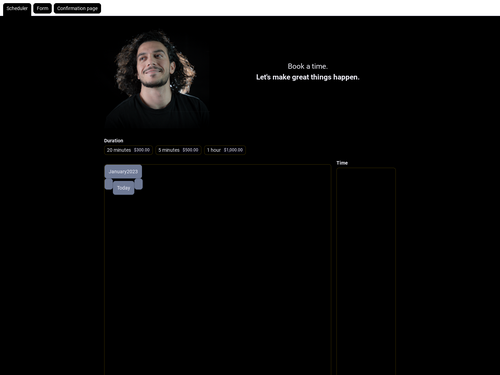 Bader's appointment schedular