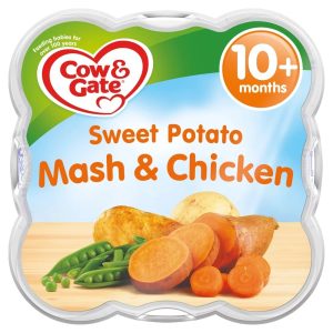 COW & GATE 230G SWEET POTATO MASH & CHICKEN
