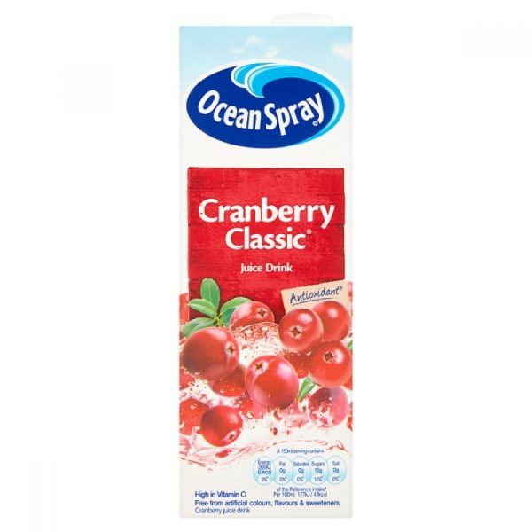 OCEAN SPRAY 1LTR - CRANBERRY CLASSIC EXPORT