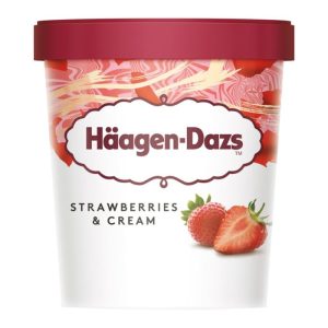 HAAGEN DAZS STRAWBERRIES & CREAM 460ML