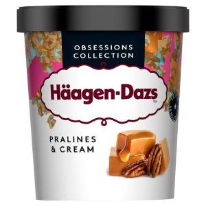 HAAGEN DAZS OBSESSIONS PRALINES & CREAM 460ML
