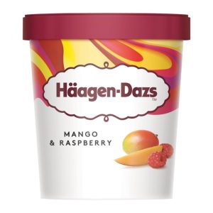 HAAGEN DAZS MANGO & RASPBERRY 460ML