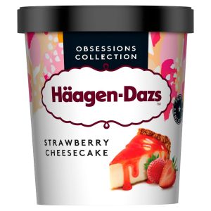 HAAGEN DAZS 460ML STRAWBERRY CHEESECAKE