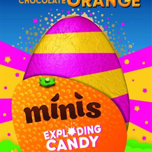 TERRYS CHOCOLATE ORANGE MINI EGGS WITH EXPLODING CANDY 90G