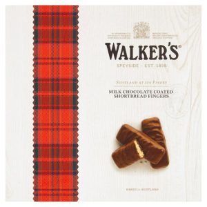 WALKERS SB MILK CHOCOLATE COATED FINGERS 160G