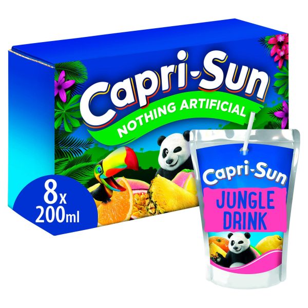 CAPRI - SUN 200 ML JUNGLE ZERO 8PK NO PRODUCT BARCODE