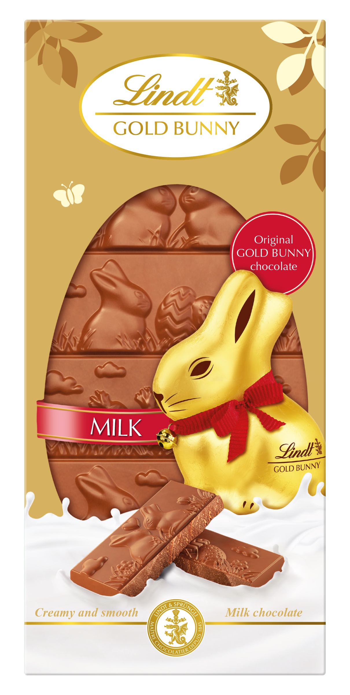 LINDT GOLD BUNNY BAR EASTER 120G