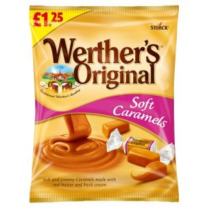 WERTHERS SOFT CARAMELS PMP £1.25