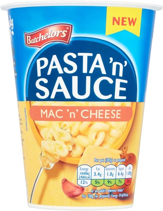 BATCHELORS PASTA N SAUCE POT MAC CHEESE 6/65G
