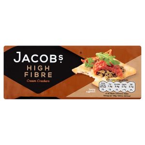 JACOBS HIGH FIBRE CREAM CRACKERS 200G