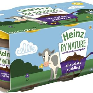 HEINZ 120G JAR 6X CHOCOLATE PUDDING