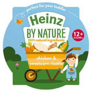 HEINZ FOOD TRAY 200G CHICKEN & SWEETCORN RISOTTO