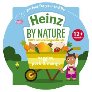 HEINZ BY NATURE VEGGIES, PORK & MANGO 1+ YR 200G