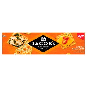 JACOBS ORIGINAL CREAM CRACKERS PMP £1.79 300G