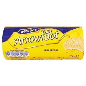 MCVITIES THIN ARROWROOT BISCUITS 200G