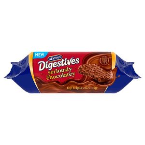 MCVITIES SERIOUSLY CHOCOLATE DIGESTIVE BISCUITS 232G