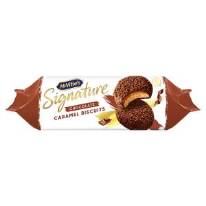 MCVITIES SIGNATURE CHOCOLATE CARAMEL BISCUITS 162G