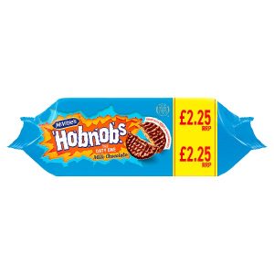 MCVITIES HOBNOBS THE OATY ONE MILK CHOCOLATE BISCUITS 262G PMP £2.25