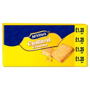 MCVITIES CUSTARD CREAMS PMP £1.35, 300G