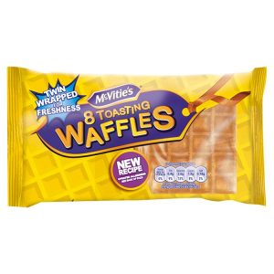 MCVITIES TOASTING WAFFLES MULTIPACK 8X28G, 222G