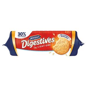 MCVITIES DIGESTIVES BISCUITS THE LIGHT ONE 250G