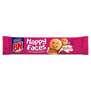MCVITIES BN HAPPY FACES JAM N CREAM BISCUITS 165G