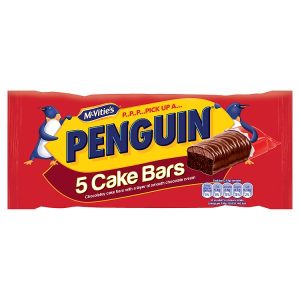 MCVITIES PENGUIN CAKE BARS MULTIPACK 5X28.3G, 142G