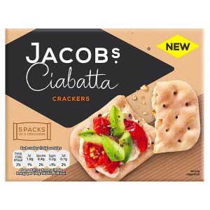 JACOBS CIABATTA ORIGINAL CRACKERS MULTIPACK 5X28G, 140G
