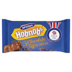 MCVITIES HOBNOB MILK CHOCOLATE SLICES CAKE BARS MULTIPACK 5X25.8G, 129G