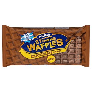 MCVITIES TOASTING WAFFLES CHOCOLATE FLAVOUR MULTIPACK 8X28G, 222G