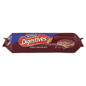 MCVITIES DIGESTIVES DARK CHOCOLATE BISCUITS 433G