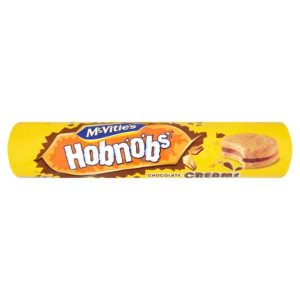 MCVITIES HOBNOBS CHOCOLATE CREAM BISCUITS 160G