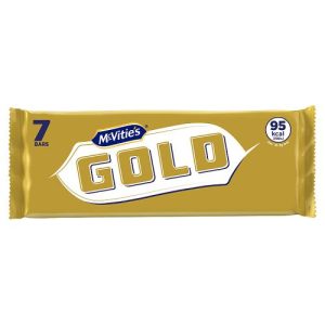 MCVITIES GOLD CARAMEL FLAVOUR BISCUIT BARS MULTIPACK 7X18.3G, 128G