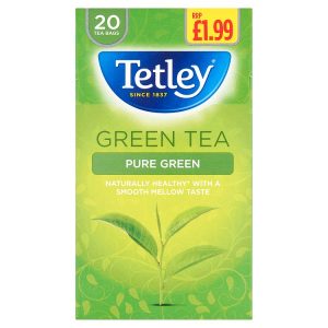 TETLEY GREEN TEA PURE PMP £ 1.99 20