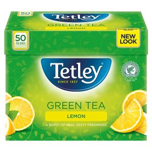 TETLEY GREEN/LEMON TEABAGS 50S