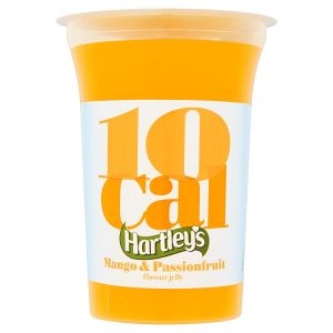 HARTLEYS 175G 10CAL MANGO & PASSIONFRUIT JELLY POT READY TO EAT